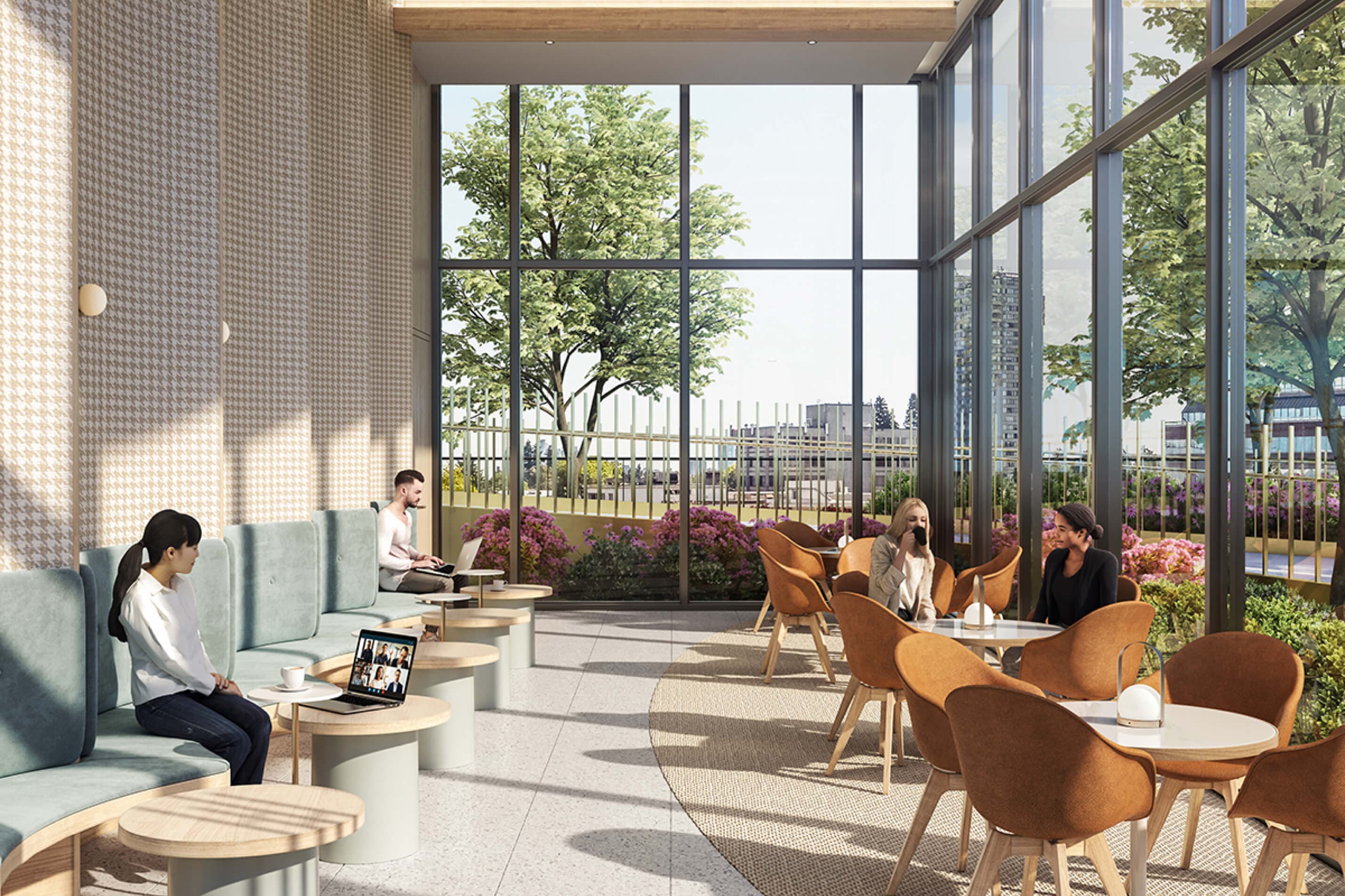 concord metrotown本拿比公寓出售共享办公空间