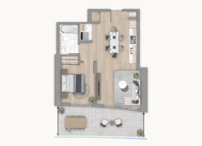 1 bedroom condo for sale burnaby floorplan 1